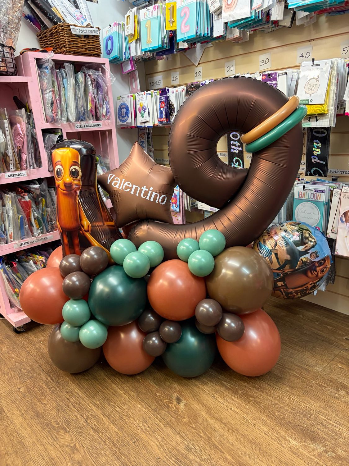 Huge Brainrot Balloon Display
