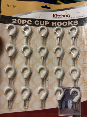 20 Pc Cup Hooks