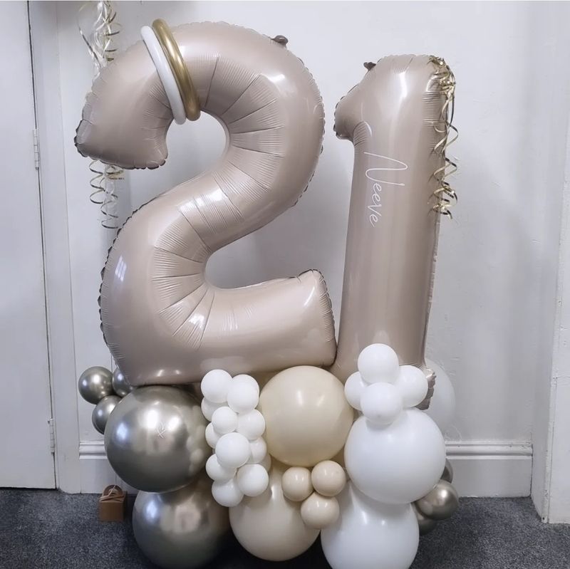 Number Column Balloon XL display