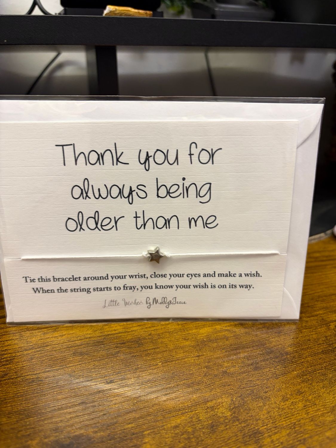 Hug Card With Envelope Thank You For Always Bring Older