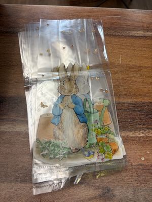Peter Rabbit Cellophane Plastic Bags