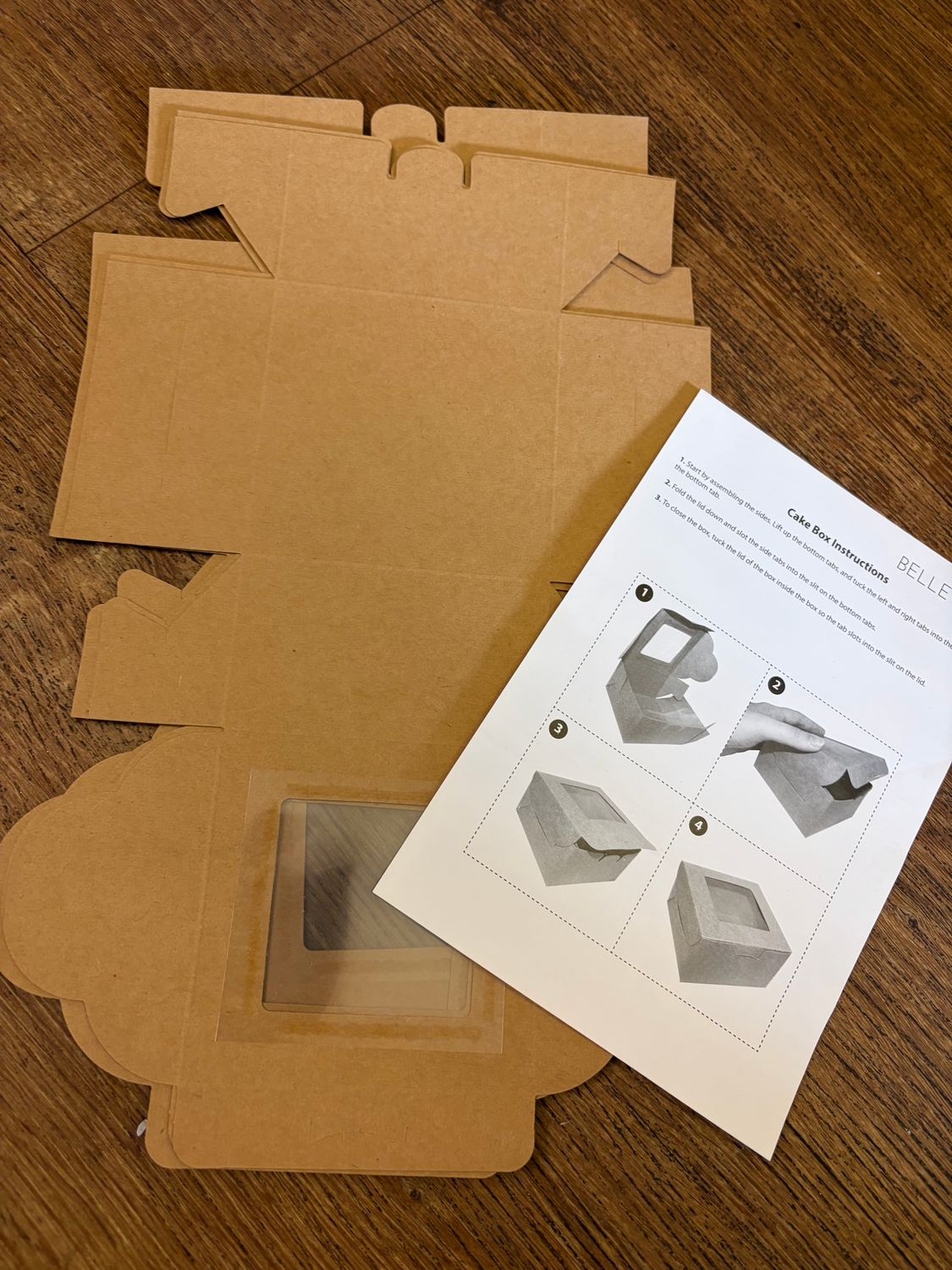 5 X Card With Clear Window Gift Boxes Brand New