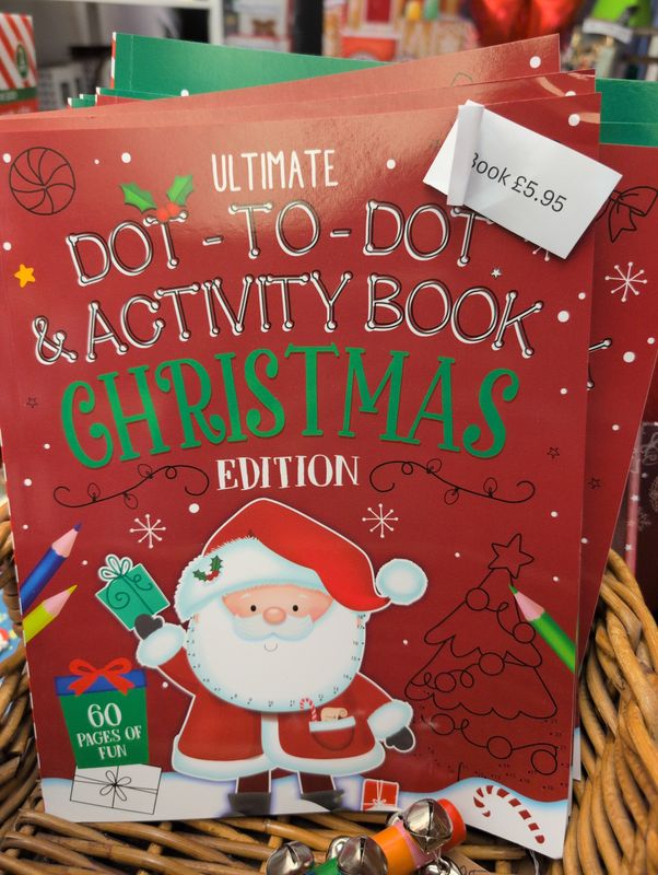 Christmas dot to dot children's book