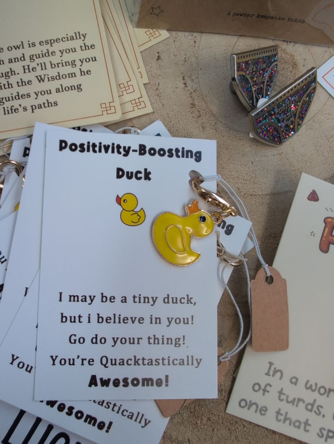 Good luck duck charm perfect for exams 