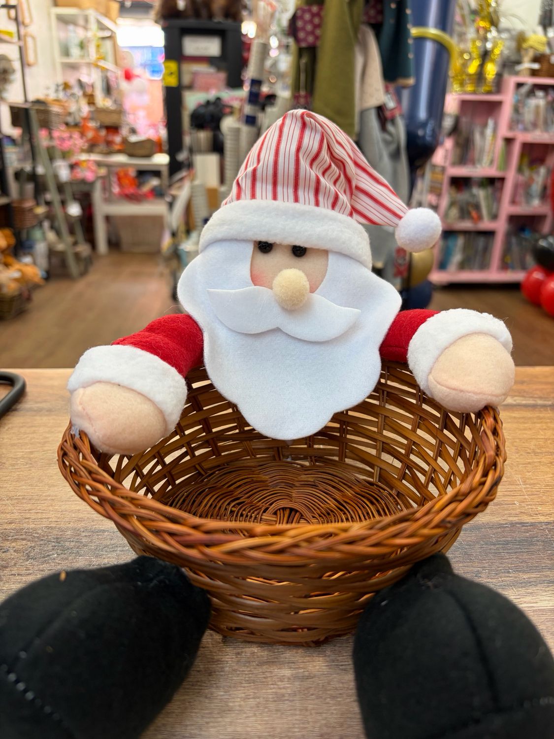Santa Wicker Baskets
