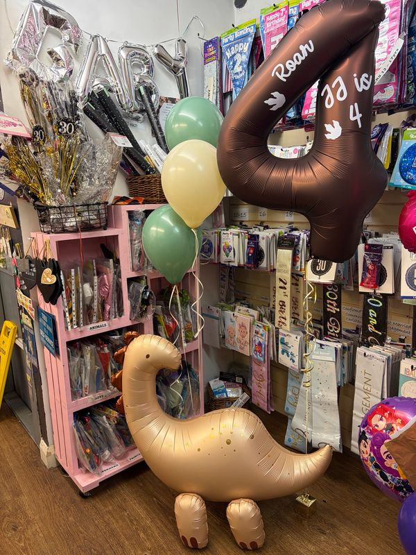 Floor Standing Dinosaur Balloons