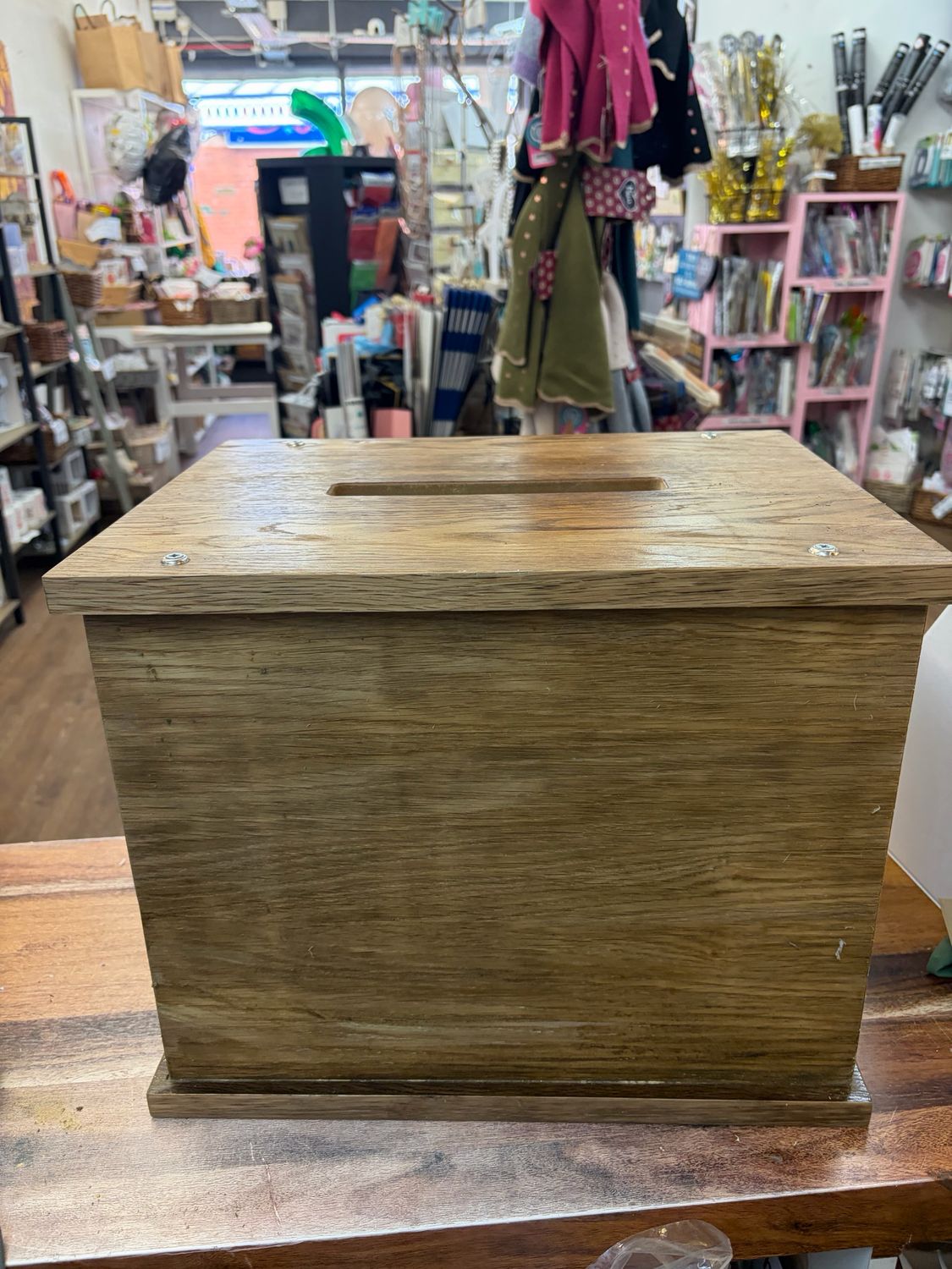 Wooden Card Box