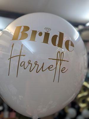 Bridal shower balloon