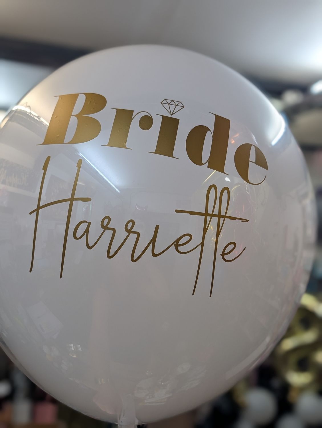 Bridal shower balloon