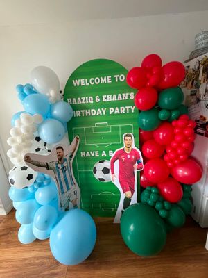 Large 5ft cardboard back drop any design