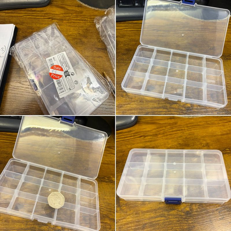 Clear Craft Storage Boxes