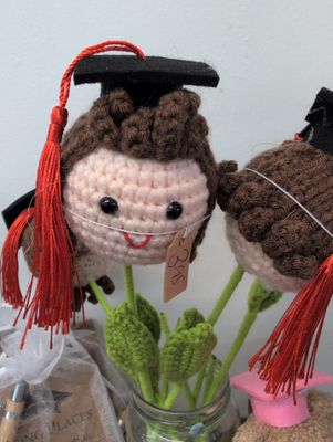 Crochet graduation gift