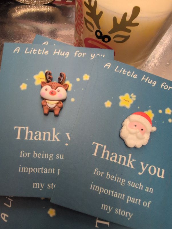 Thank You Teacher Christmas hug 