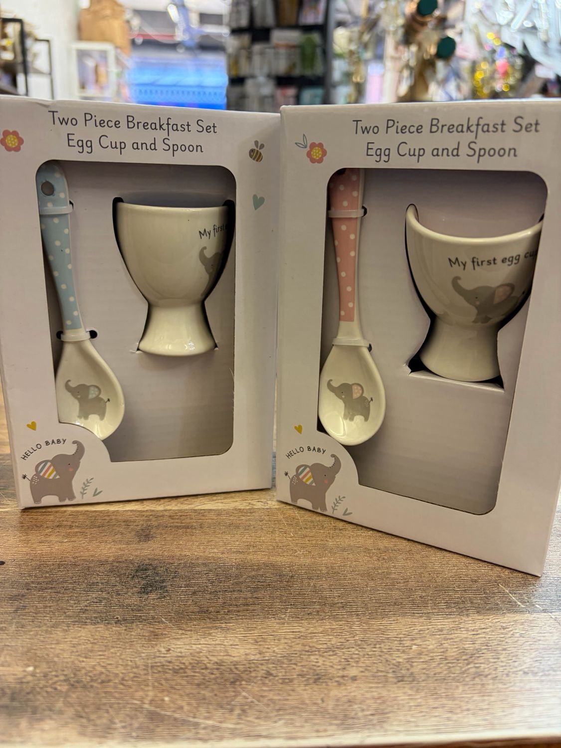 Two Piece Breakfast Set - Egg Cup And Spoon