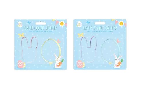 2 Pack Cookie Cutters Easter