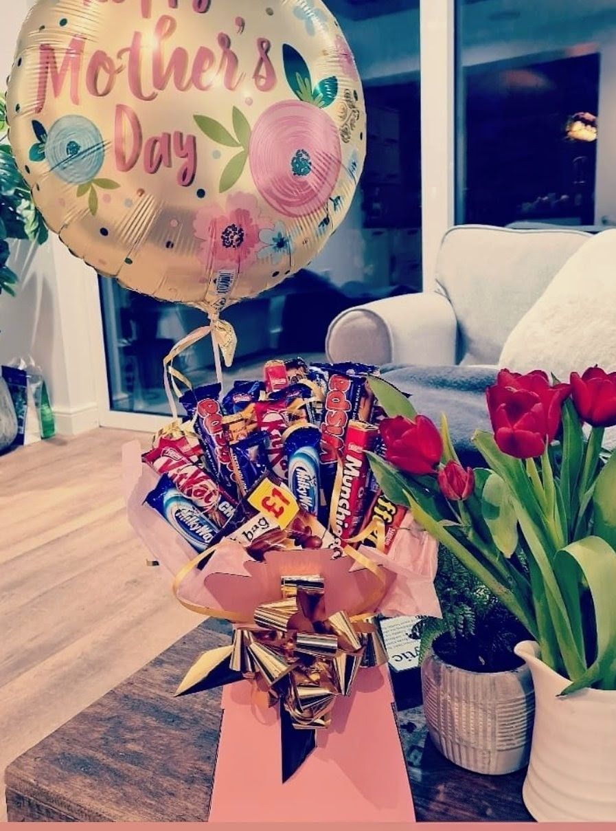 Mother’s Day chocolate hamper &amp; balloon