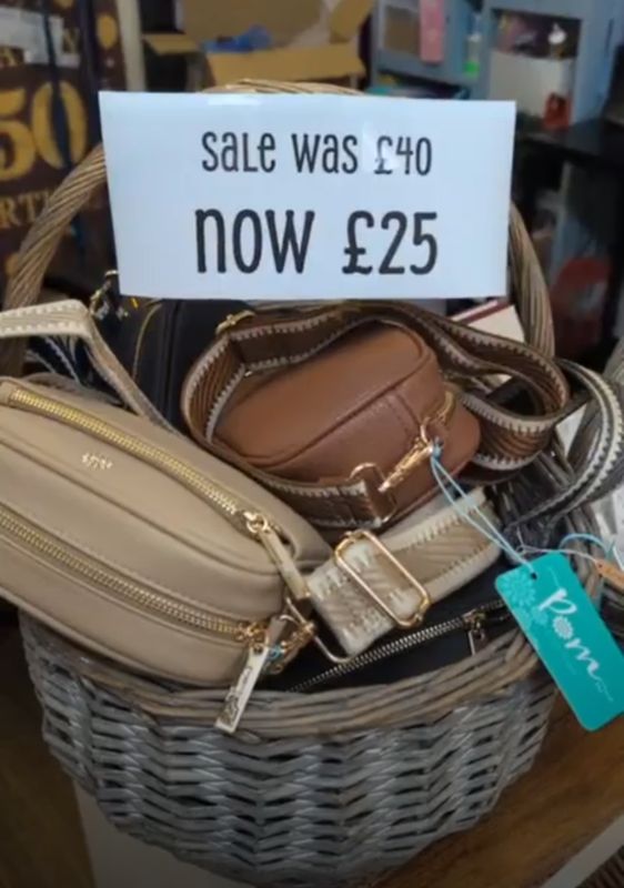 POM Vegan Leather Camera Bag with Strap