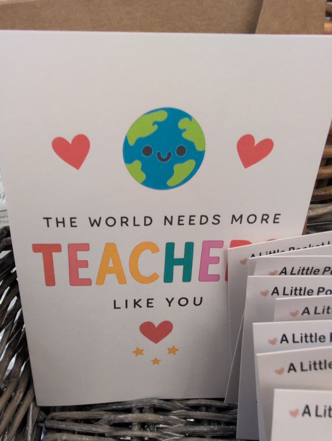 Teacher card