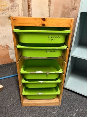 Wooden Cabinet And Draws From IKEA