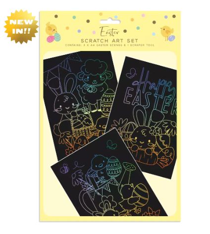 Scratch Art Easter