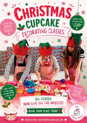 Christmas 2026 Cupcake decorating &amp; Santa visit (£15.95, just £5 deposit)