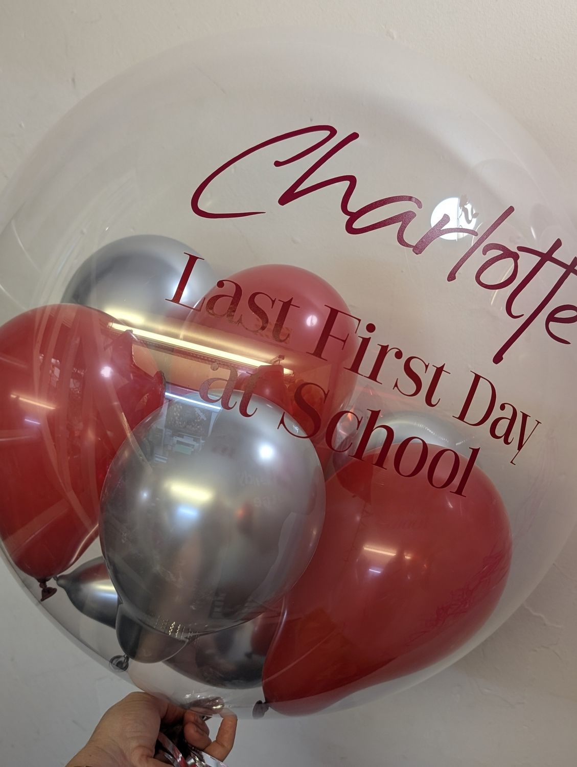 Back to school bubble balloon