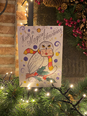 Kerst Kaartje Hedwig