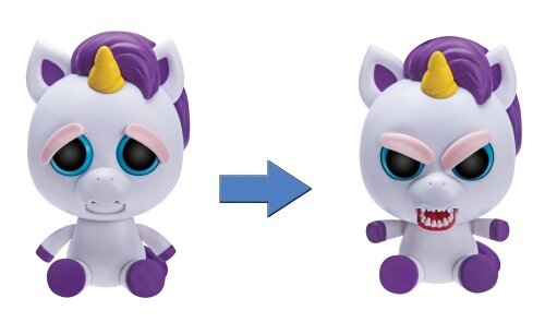 Feisty Haustiere Glenda Glitterpoop 11 Cm Weiss Lila