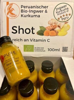 Bio-Kurkuma & Ingwer-REAL SHOT - reich an Vitamin C