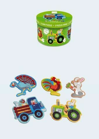 Головоломка из картона. Пазл "Ферма"