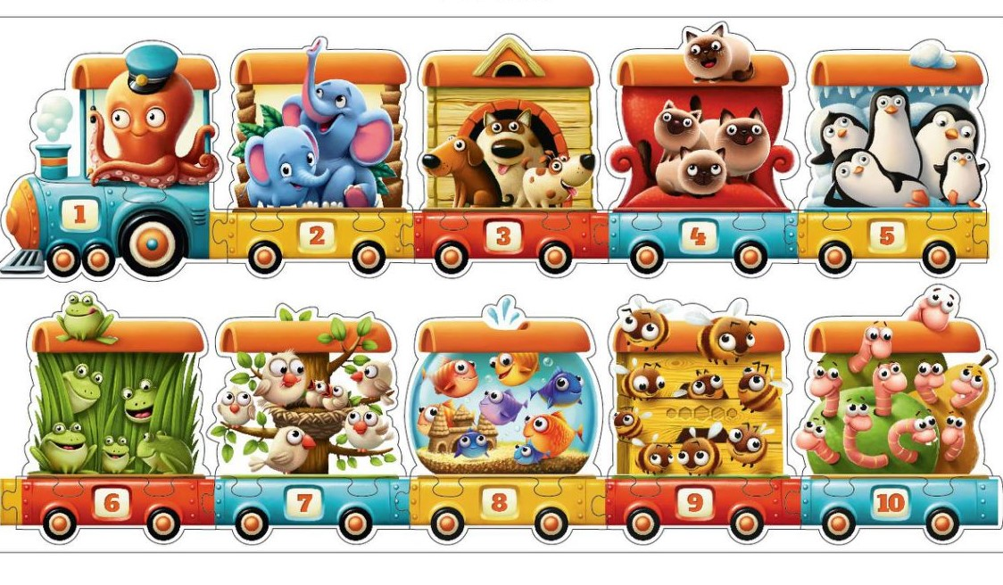 Пазлы "Поезд"