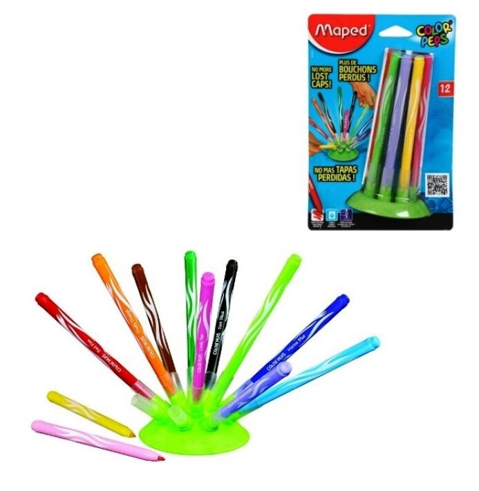 Фломастеры JUNGLE INNOVATION 12 цветов