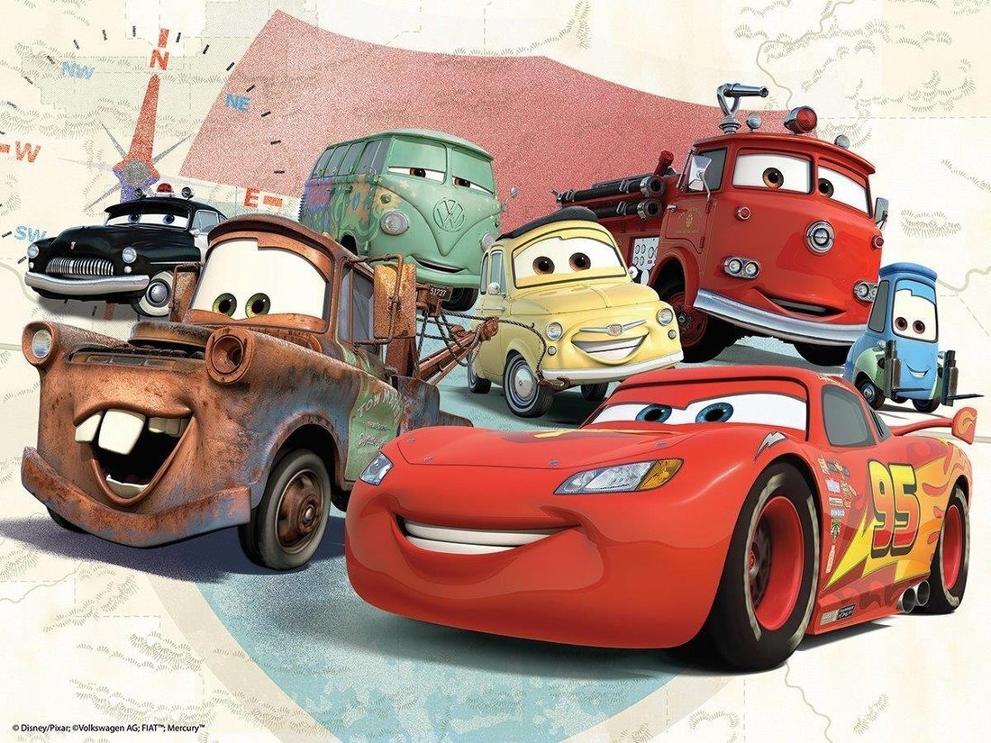 Пазл Prime 3D «Тачки», 48 детал.