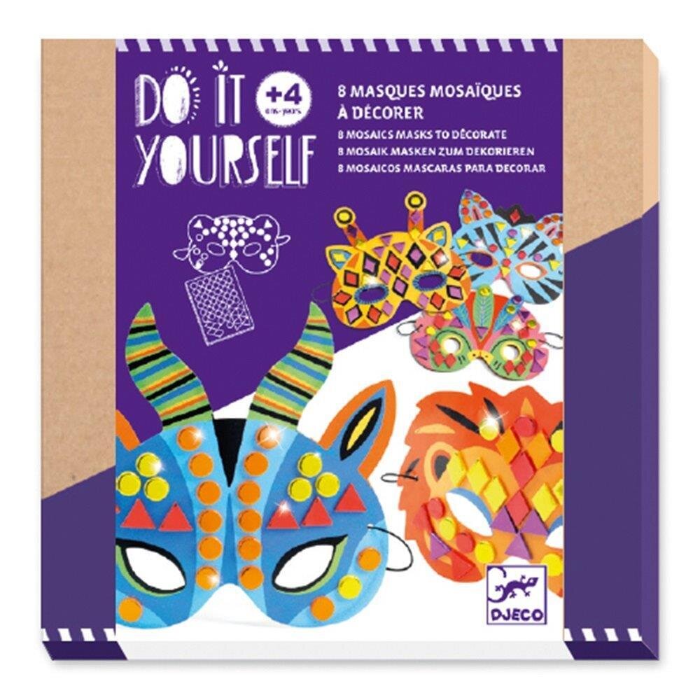 Design Do it yourself - Mosaics Masks Jungle animals - FSC MIX / Djeco