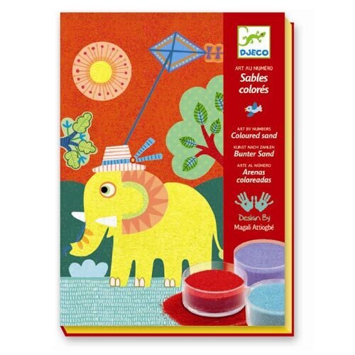 Набор для создания картин из цветного песка «На природе»/ Djeco