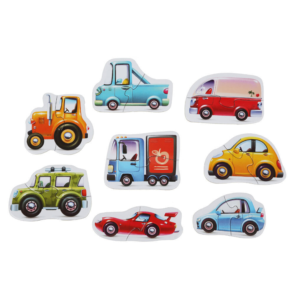 Puzzles 8 in 1 'Transport' 16pcs / Cubika