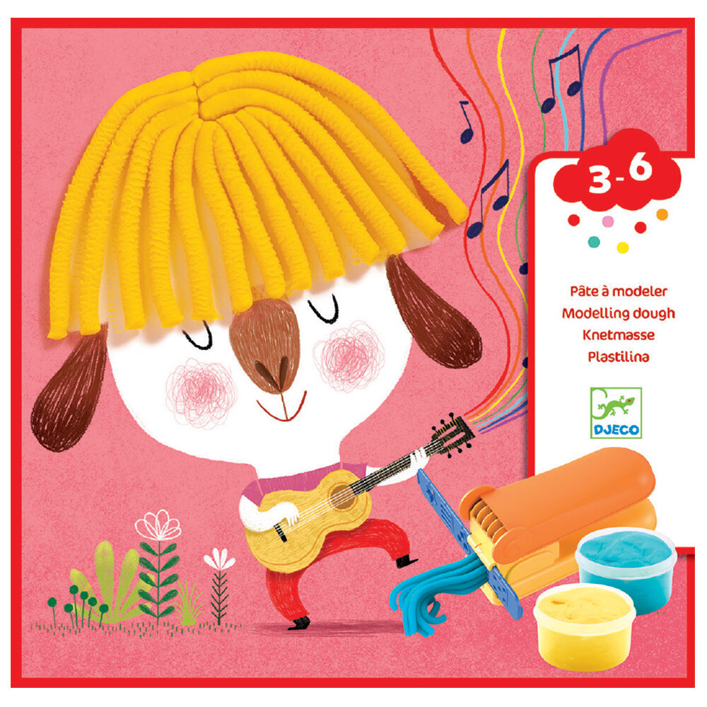 Набор для лепки из пластилина «Прически» / Djeco