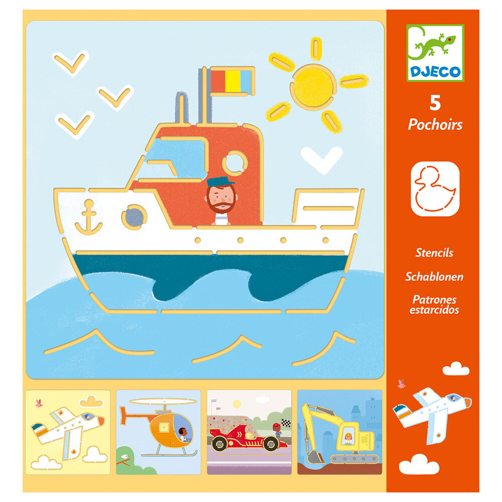 Транспорт Трафареты / Djeco