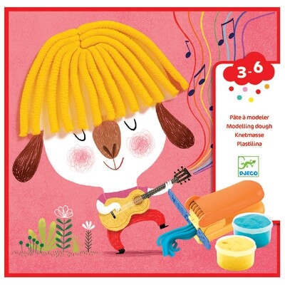 Набор для лепки из пластилина «Прически» / Djeco