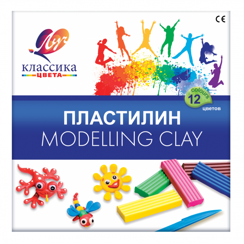 Пластилин &quot;Классика&quot; 12 цветов