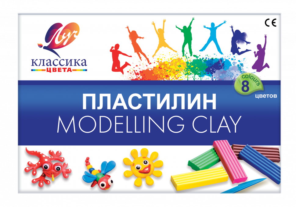 Пластилин "Классика" 8 цветов