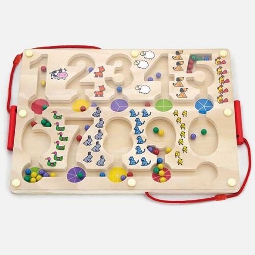 Magnetic Bead Trace - Number / Viga Toys