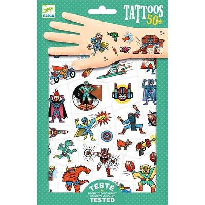 Tattoos Heroes vs villains 