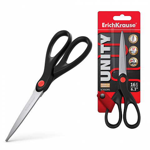 Ножницы "Unity" 16см, черный