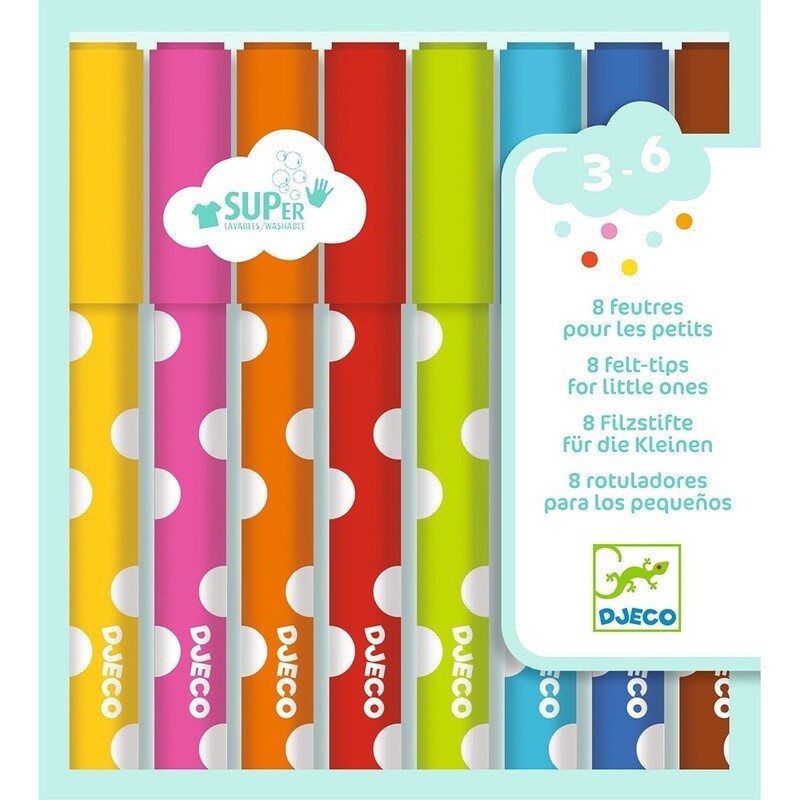 Фломастеры 8 felt-tips for little ones