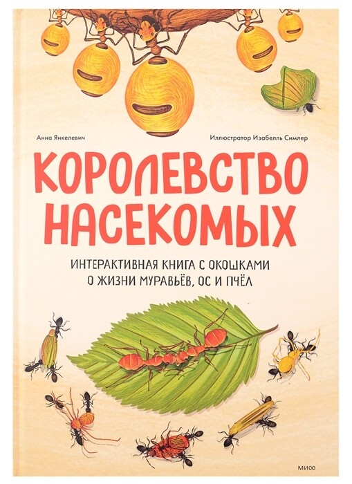 Королевство насекомых. Интерактивная книга с окошками о жизни муравьёв, ос и пчёл