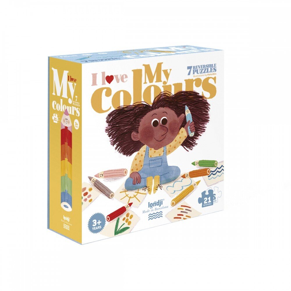 I Love My Colours Reversible Puzzle / Londji