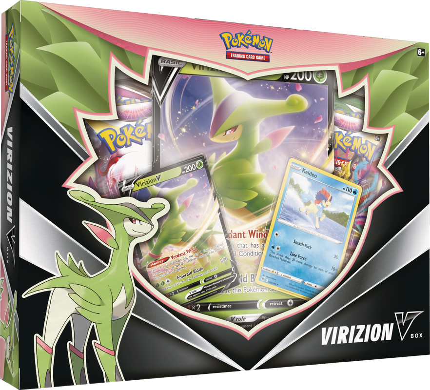Pokémon cards Virizion V Box