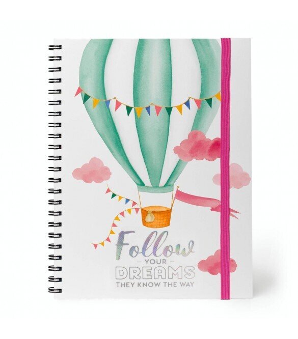 MAXI TRIO SPIRAL NOTEBOOK - AIR BALLOON