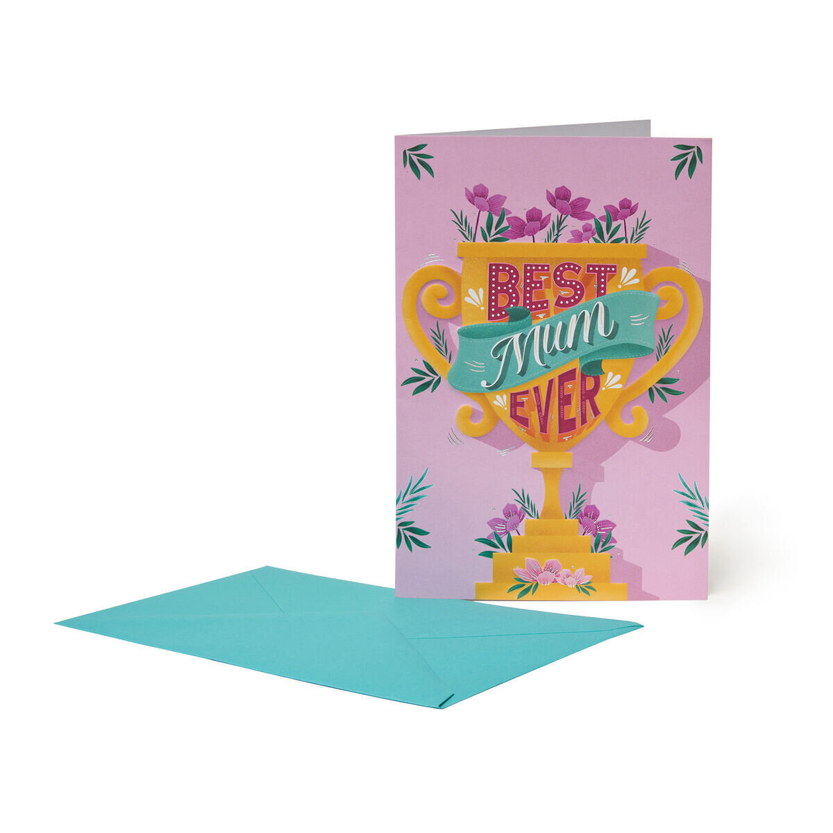 FAMILY GREETING CARD - BEST MUM
